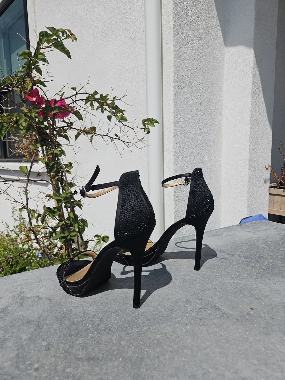 Badgley Mischka Black Women's High Heel Sandals with Ankle Strap